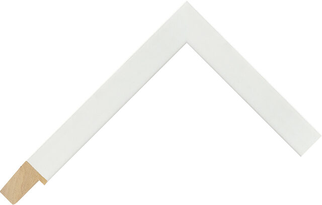 Picture Frame Moulding 235102000 - White - 20mm wide x 33mm deep