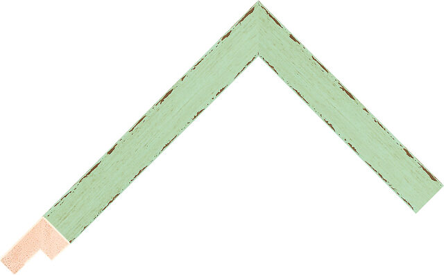 Picture Frame Moulding 241270 - Celadon - 19mm wide x 31mm deep