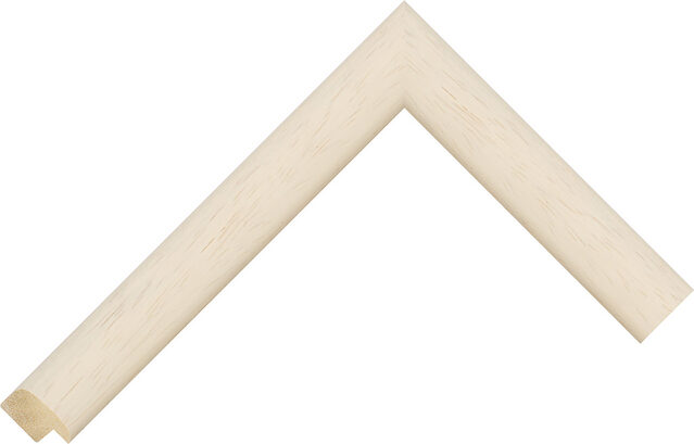 Picture Frame Moulding 2423IV - Ivory - 22mm wide x 13mm deep