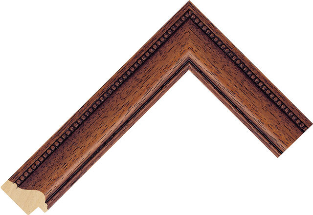 Picture Frame Moulding 249494000 - Walnut - 33mm wide x 16mm deep
