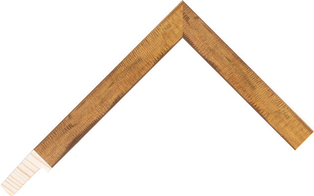 Picture Frame Moulding 254908 - Brass - 18mm wide x 37mm deep