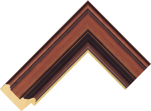 Picture Frame Moulding 259498246 - Dark Wood - 52mm wide x 26mm deep