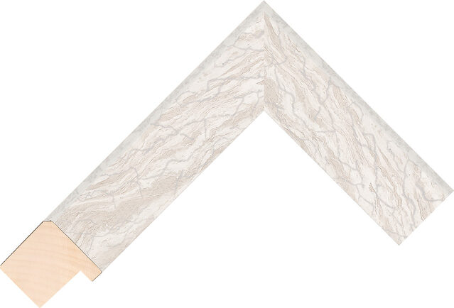 Picture Frame Moulding 262316004 - White - 35mm wide x 35mm deep