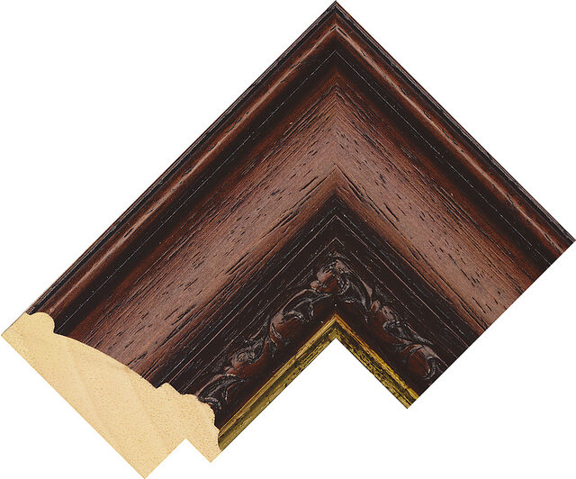 Picture Frame Moulding 280800499 - Mahogany - 65mm wide x 26mm deep