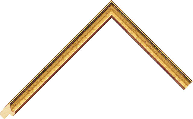 Picture Frame Moulding 285244000 - Gold - 15mm wide x 16mm deep