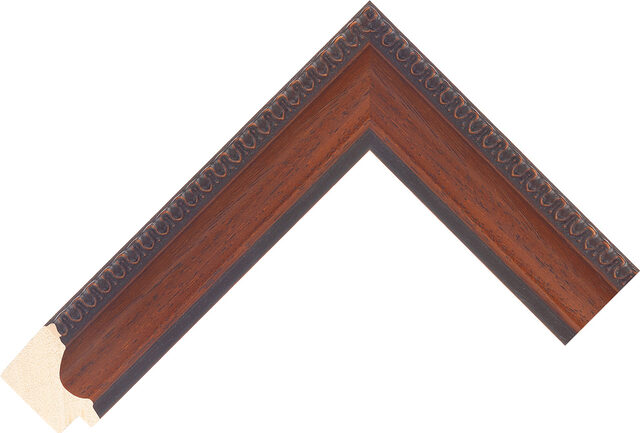 Picture Frame Moulding 289214004 - Walnut - 35mm wide x 24mm deep