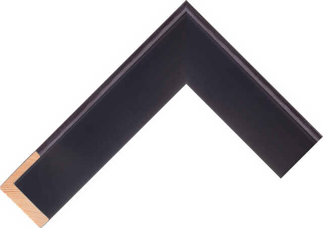 Picture Frame Moulding 303242814 - Black - 38mm wide x 35mm deep