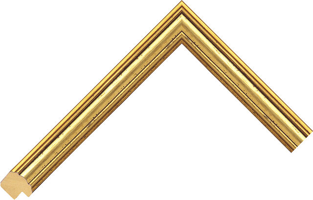Picture Frame Moulding 308244000 - Gold - 22mm wide x 15mm deep