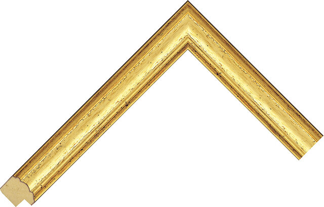 Picture Frame Moulding 308444000 - Gold - 22mm wide x 15mm deep
