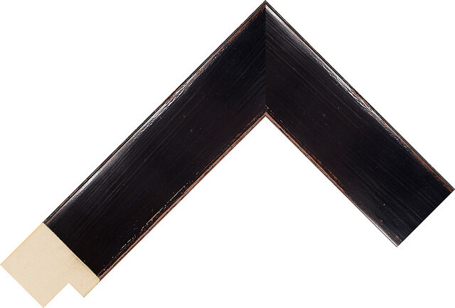 Picture Frame Moulding 314250 - Black - 38mm wide x 39mm deep