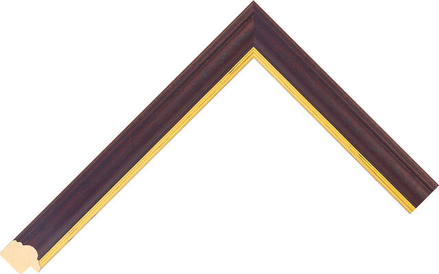 Picture Frame Moulding 315492246 - Walnut - 20mm wide x 15mm deep