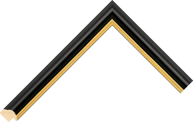 Picture Frame Moulding 317167246 - Black - 20mm wide x 12mm deep