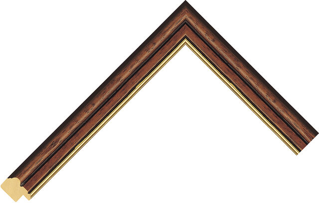 Picture Frame Moulding 319493246 - Walnut - 21mm wide x 12mm deep