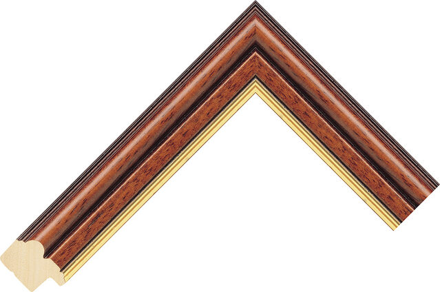 Picture Frame Moulding 320225246 - Walnut - 31mm wide x 18mm deep