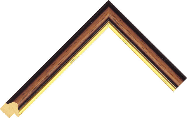 Picture Frame Moulding 320265246 - Walnut - 22mm wide x 18mm deep