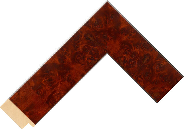 Picture Frame Moulding 326427000 - Walnut - 39mm wide x 14mm deep