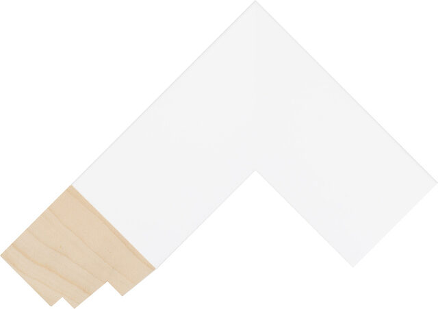 Picture Frame Moulding 332127000 - White - 53mm wide x 57mm deep