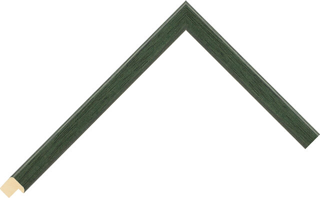 Picture Frame Moulding 3329GN - Green - 13mm wide x 13mm deep