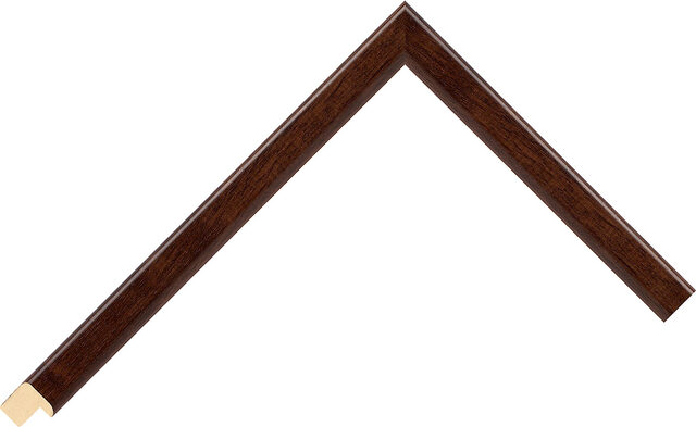 Picture Frame Moulding 3329WA - Walnut - 13mm wide x 13mm deep