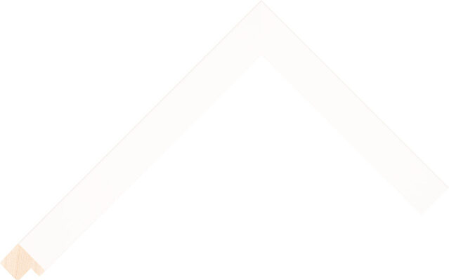 Picture Frame Moulding 3342WH - White - 19mm wide x 12mm deep
