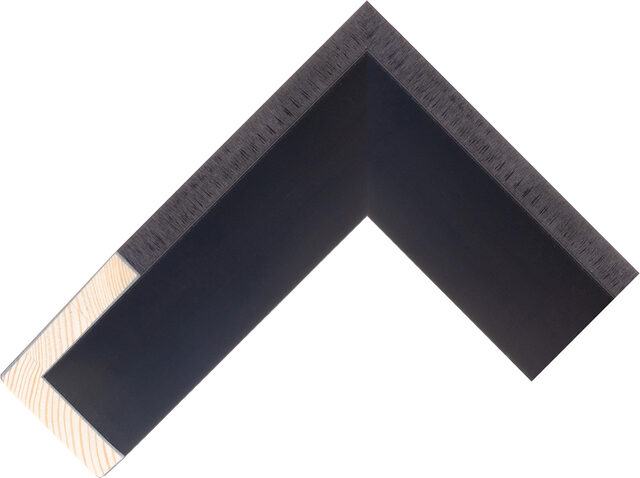 Picture Frame Moulding 355904 - Black - 50mm wide x 57mm deep