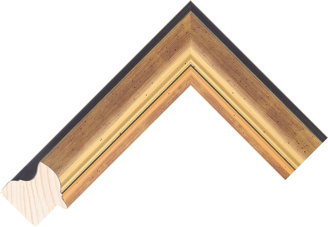Picture Frame Moulding 387403003 - Gold - 40mm wide x 35mm deep