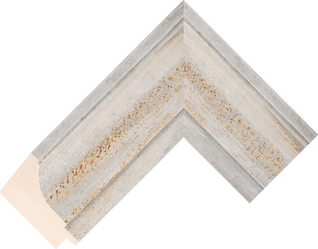 Picture Frame Moulding 389147557 - Silver - 63mm wide x 34mm deep