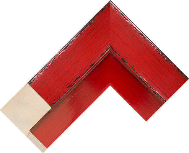 Picture Frame Moulding 401240 - Red - 69mm wide x 57mm deep