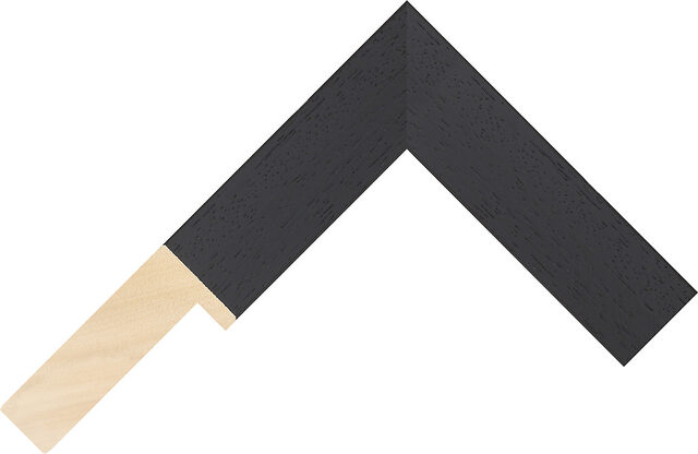 Picture Frame Moulding 411000167 - Black - 29mm wide x 73mm deep