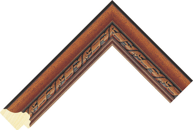 Picture Frame Moulding 418494000 - Dark Wood - 35mm wide x 20mm deep