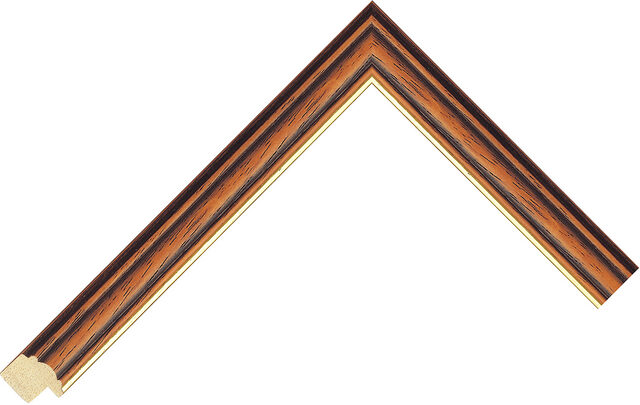Picture Frame Moulding 424490246 - Walnut - 20mm wide x 14mm deep