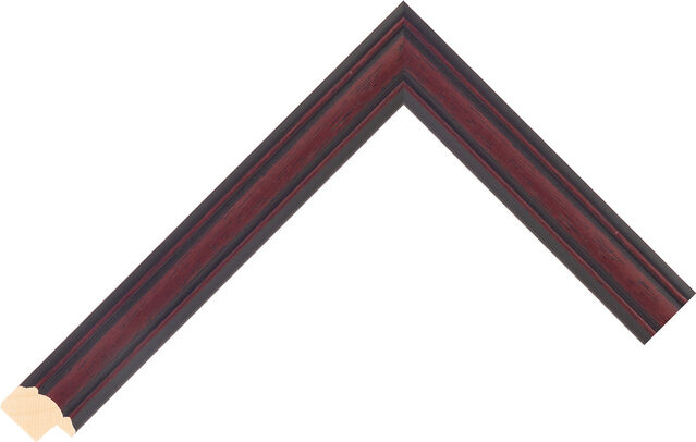 Picture Frame Moulding 426496000 - Antique Mahogany - 24mm wide x 13mm deep