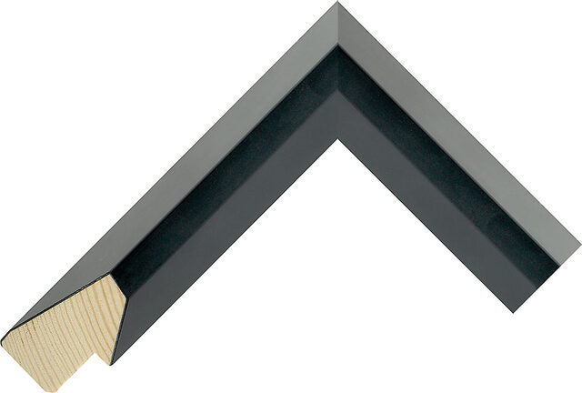Picture Frame Moulding 431434 - Charcoal - 34mm wide x 50mm deep