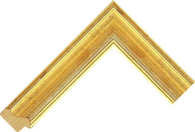 Picture Frame Moulding 432201000 - Gold - 35mm wide x 18mm deep