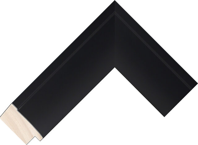 Picture Frame Moulding 437167000 - Black - 50mm wide x 21mm deep