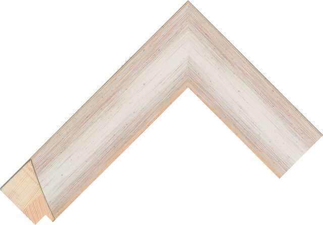 Picture Frame Moulding 442605 - Silver/Orange - 40mm wide x 35mm deep