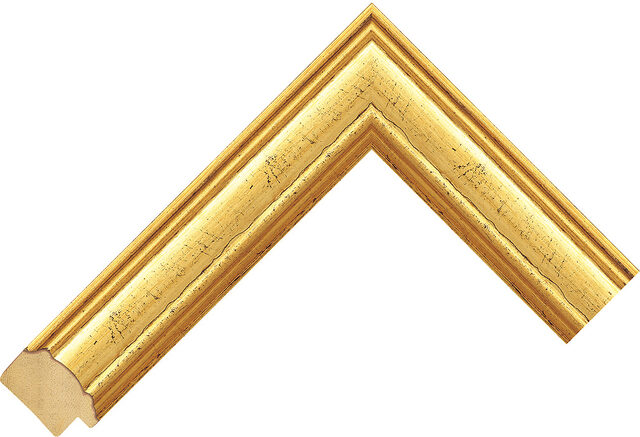 Picture Frame Moulding 444244000 - Gold - 34mm wide x 12mm deep