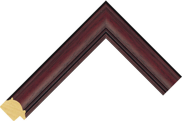Picture Frame Moulding 454496000 - Mahogany - 31mm wide x 17mm deep