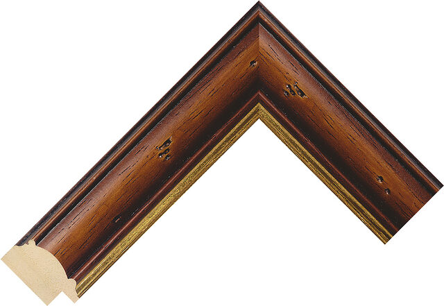 Picture Frame Moulding 454498246 - Walnut - 31mm wide x 17mm deep