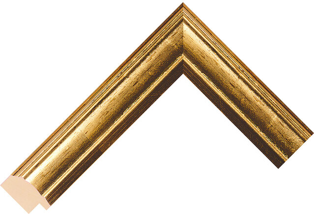 Picture Frame Moulding 461244000 - Gold - 25mm wide x 15mm deep