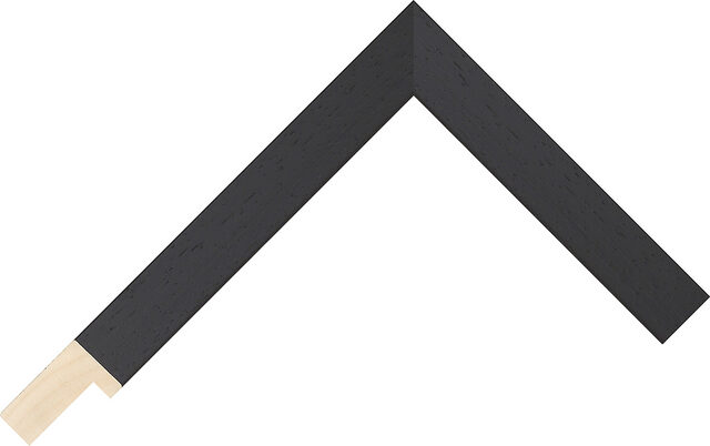 Picture Frame Moulding 466000167 - Black - 20mm wide x 34mm deep