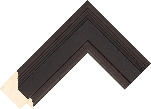 Picture Frame Moulding 473000499 - Wenge - 52mm wide x 34mm deep