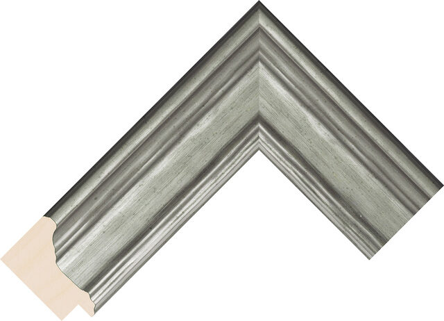 Picture Frame Moulding 480470 - Pewter - 41mm wide x 31mm deep