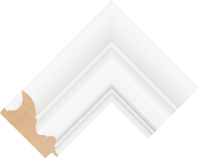 Picture Frame Moulding 490000127 - White - 109mm wide x 53mm deep