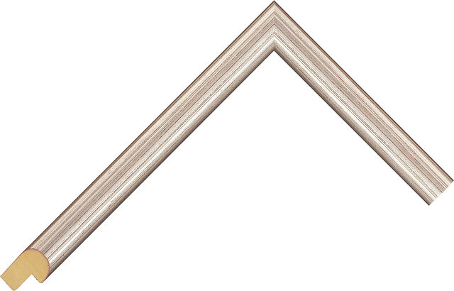 Picture Frame Moulding 498302000 - Silver - 16mm wide x 20mm deep