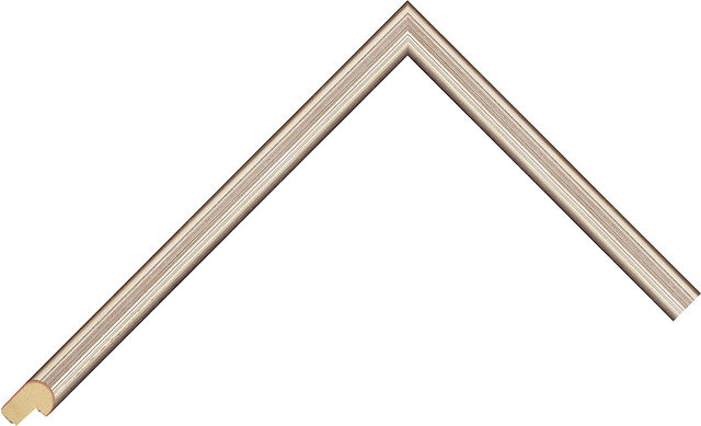 Picture Frame Moulding 499302000 - Silver - 13mm wide x 15mm deep