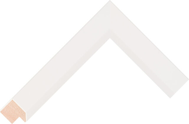 Picture Frame Moulding 522127000 - White - 30mm wide x 21mm deep