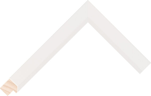 Picture Frame Moulding 523127000 - White - 23mm wide x 21mm deep