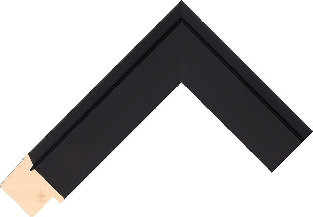 Picture Frame Moulding 532167000 - Black - 39mm wide x 30mm deep