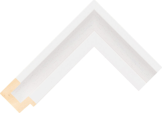 Picture Frame Moulding 544000127 - White - 45mm wide x 32mm deep